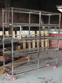 Verticle storage rack