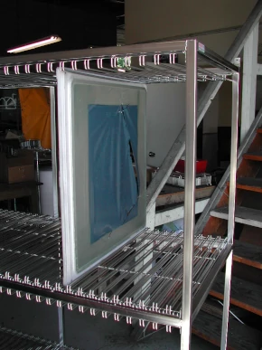 silk screen rack